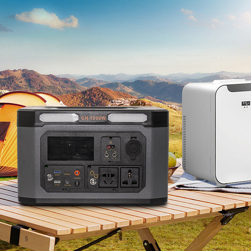 What can a portable battery power station do?