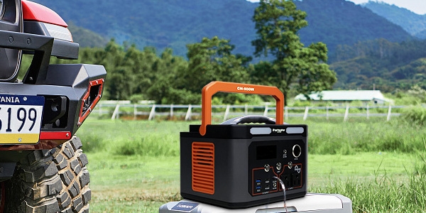 How do I charge a lithium battery power station?