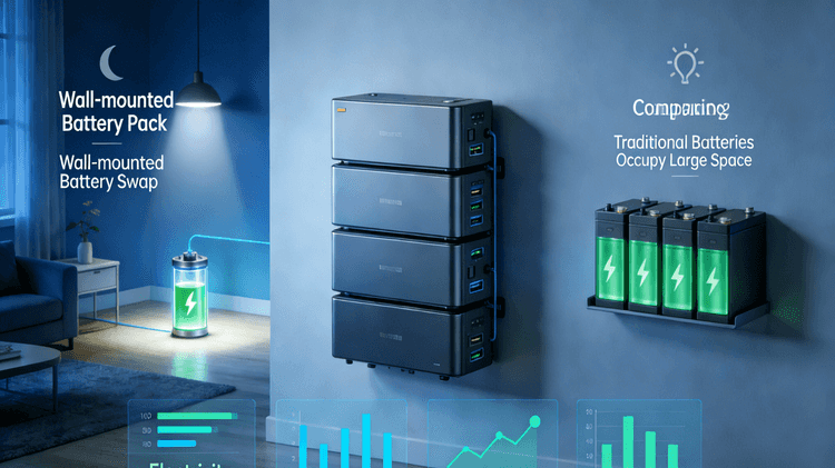 No More Blackouts, High Bills, or Space Crunch：Wall-Mounted Battery Solves It 