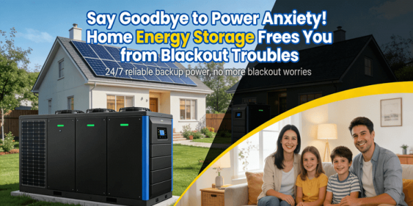 Good bye to power anxiety! Home Energy Storage Frees You from Blackout Troubles!